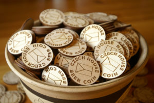 Beercoin pro olympijský dům v Pchjongčchangu.