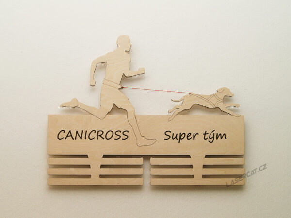 Canicross super tým s gravírovaným původním nápisem