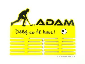 věšák na medaile florbal barevný